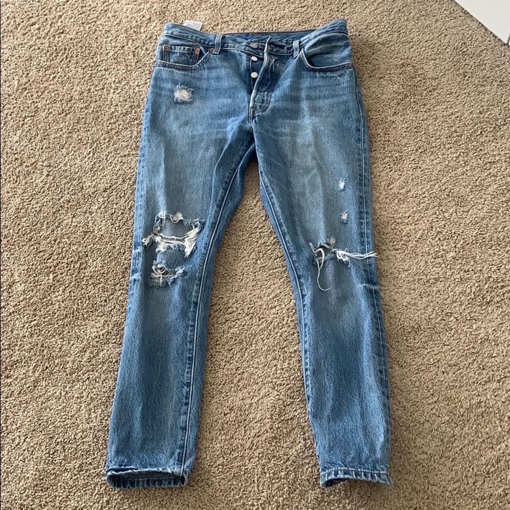 501 straight leg Levi’s jeans
